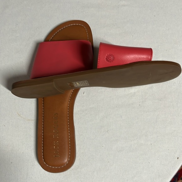 Jack Rogers Selina Slides in Deep Coral - Picture 7 of 7